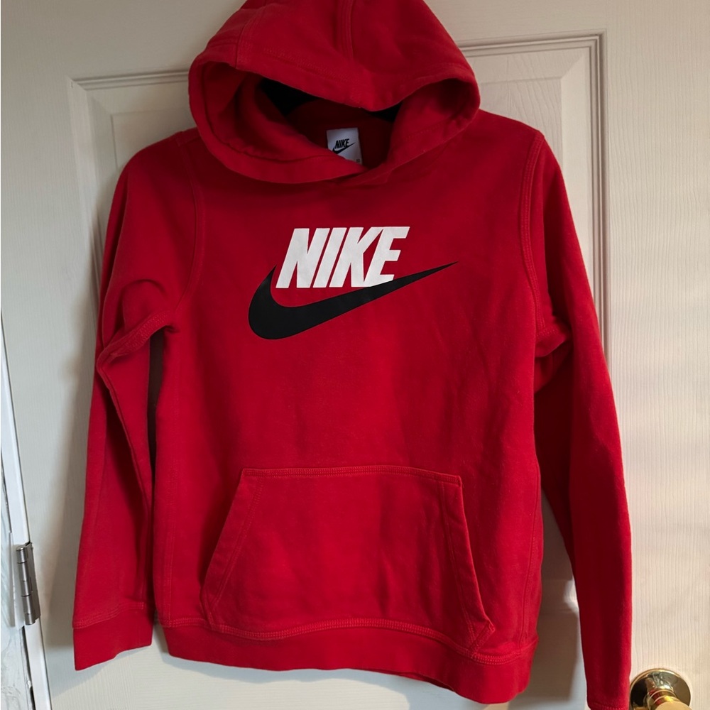 Kids Nike Red Hoodie